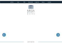 Tablet Screenshot of megamodelbauru.com.br